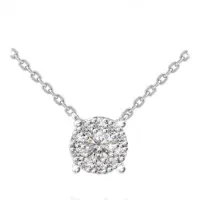 Колье Invisible из золота с бриллиантами
