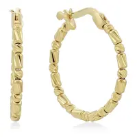 Серьги кольца из золота 585