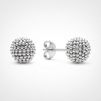 Серьги из белого золота