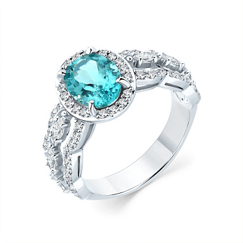 Кольцо из белого золота 2,032 ct