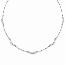 Колье ALROSA  из белого золота