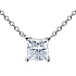 Колье DANAYA  из белого золота с бриллиантом 0,5 ct